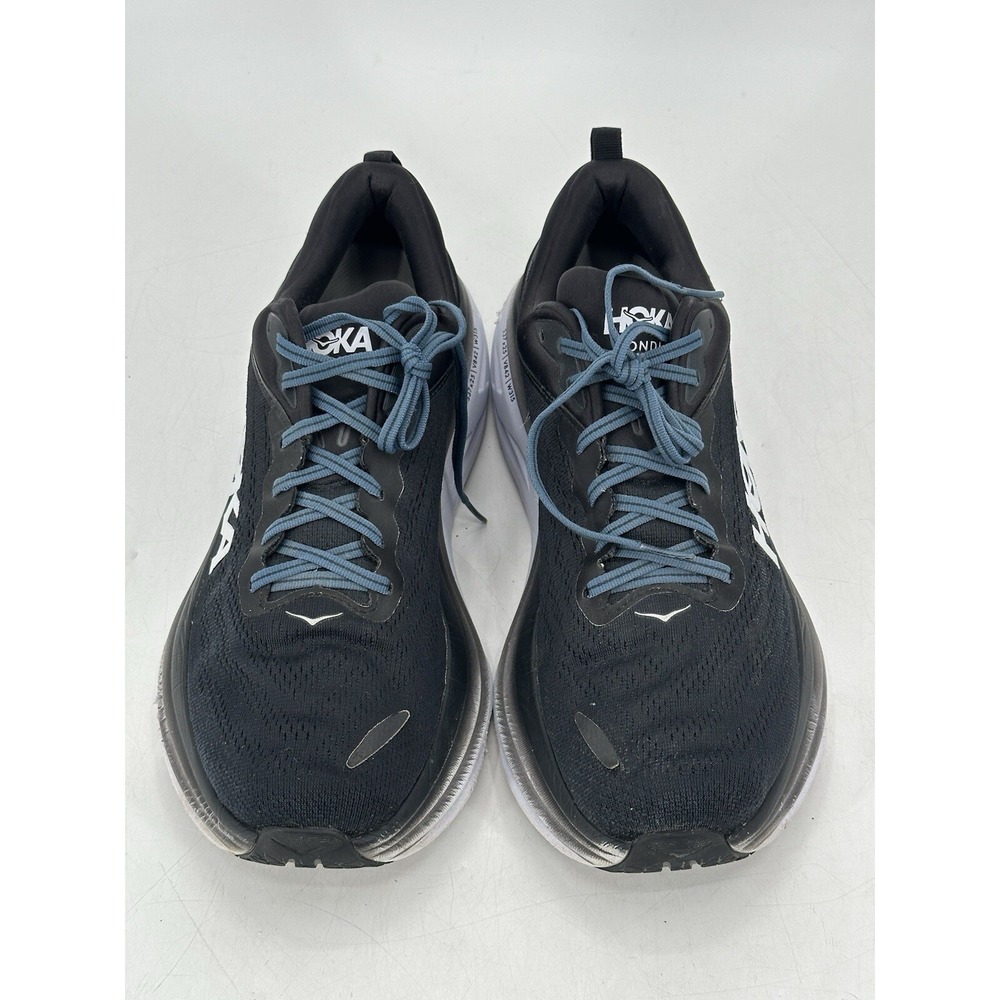 Hoka M Bondi 8 (1123202-BWHT)Men's Size 12D Black/White